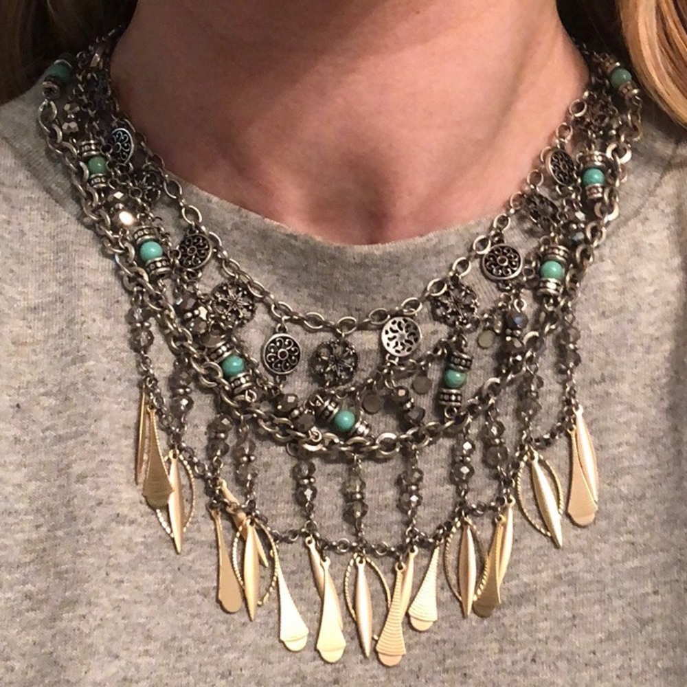 EXPRESS :: Boho Statement Necklace Gently Used
